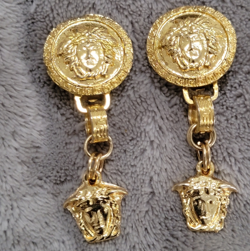 Versace clip earrings